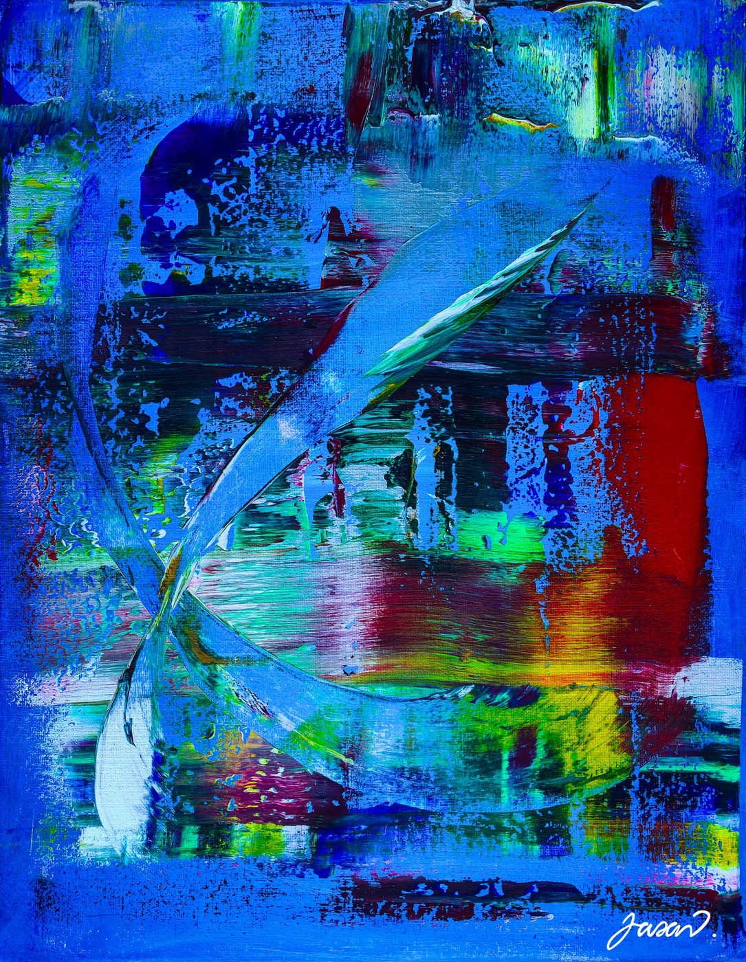 Acrylic painting by Jason